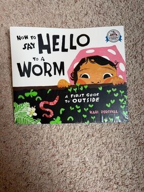 How to Say Hello to a Worm by Kari Percival - Pink & Black Cover